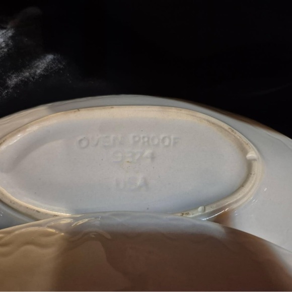 Ceramic Fish-Shaped Serving Platter - White - Picture 4 of 8